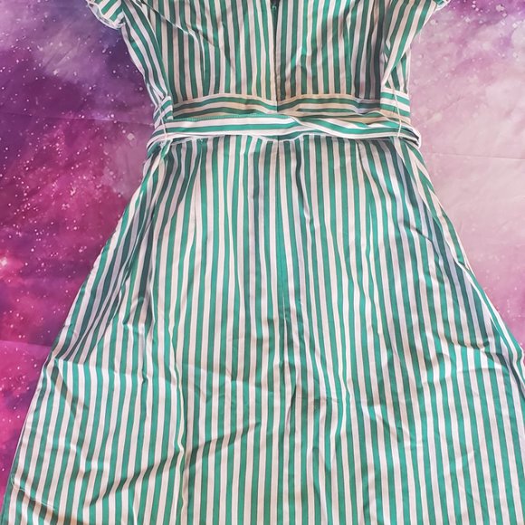 B.B Dakota Green Dress - Picture 4 of 11